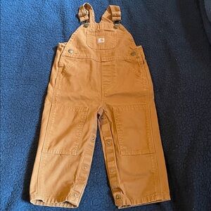 Carhartt brown Overalls Sturdy Bib-Style Bottoms